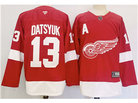 Detroit Red Wings #13 Pavel Datsyuk Red Jersey