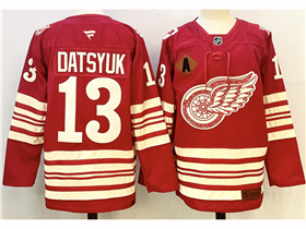 Detroit Red Wings #13 Pavel Datsyuk 2025-26 Home Red Jersey