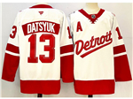 Detroit Red Wings #13 Pavel Datsyuk White 2025 Stadium Series Jersey
