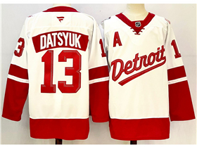 Detroit Red Wings #13 Pavel Datsyuk White 2025 Stadium Series Jersey