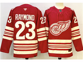Detroit Red Wings #23 Lucas Raymond 2025-26 Home Red Jersey