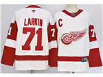 Detroit Red Wings #71 Dylan Larkin White Jersey