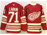 Detroit Red Wings #71 Dylan Larkin 2025-26 Home Red Jersey
