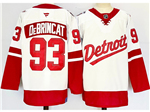 Detroit Red Wings #93 Alex DeBrincat White 2025 Stadium Series Jersey