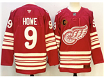 Detroit Red Wings #9 Gordie Howe 2025-26 Home Red Jersey