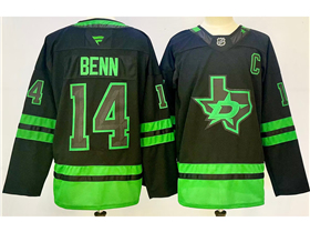 Dallas Stars #14 Jamie Benn Black Jersey