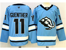 Utah Mammoth #11 Dylan Guenther 2025 Light Blue Jersey