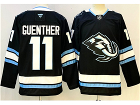 Utah Mammoth #11 Dylan Guenther 2025 Black Jersey