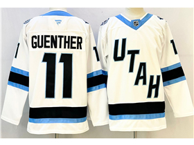 Utah Mammoth #11 Dylan Guenther 2025 White Jersey