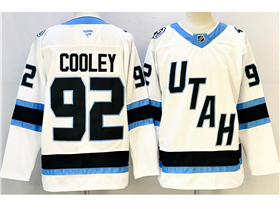 Utah Mammoth #92 Logan Cooley 2025 White Jersey