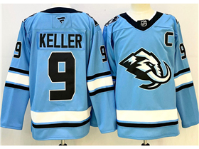 Utah Mammoth #9 Clayton Keller 2025 Light Blue Jersey