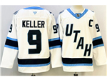 Utah Mammoth #9 Clayton Keller 2025 White Jersey