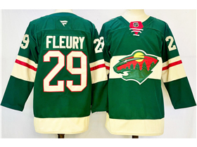 Minnesota Wild #29  Marc-Andre Fleury Green Jersey
