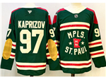 Minnesota Wild #97 Kirill Kaprizov Green Winter Classic Jersey