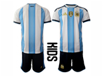 Argentina 2026 Youth Home Blue/White Soccer Jersey