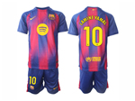 FC Barcelona 2025/26 Home Red/Blue Soccer Jersey with #10 Lamine Yamal Printing