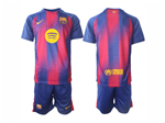 FC Barcelona 2025/26 Home Red/Blue Soccer Jersey 