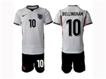 England 2026 Home White Soccer Jersey with #10 Bellingham Printing