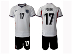 England 2026 Home White Soccer Jersey with #17 Foden Printing
