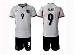 England 2026 Home White Soccer Jersey with #9 Kane Printing