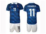 France 2026 Home Blue Soccer Jersey with #11 Dembélé Printing