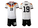Germany 2026 Home White Soccer Jersey with #19 Sane Printing