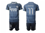 Real Madrid CF 2025/26 Away Navy Soccer Jersey with #11 Rodrygo Printing