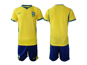 Brazil 2026 Home Gold Soccer Jersey