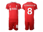 Liverpool F.C. 2025/26 Home Red Soccer Jersey with #8 Szoboszlai Printing