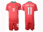 Portugal 2026 Home Red Soccer Jersey with #11 João Félix Printing