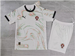 Portugal 2025 Youth Away White Soccer Jersey