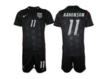 USA 2026 Away Navy Soccer Jersey with #11 Aaronson Printing