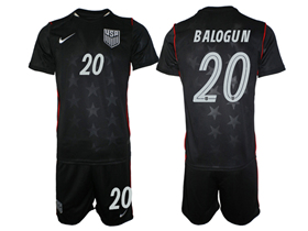 USA 2026 Away Navy Soccer Jersey with #20 Balogun Printing