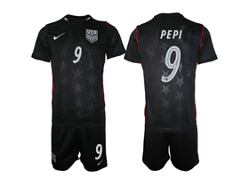 USA 2026 Away Navy Soccer Jersey with #9 Pepi Printing