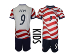 USA 2026 Youth Home White Soccer Jersey with #9 Pepi Printing