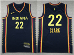 Indiana Fever #22 Caitlin Clark Navy WNBA Basketball Jersey