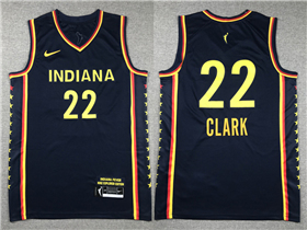 Indiana Fever #22 Caitlin Clark Navy WNBA Basketball Jersey