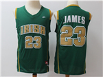 St.Vincent-St.Mary High School #23 LeBron James Green Basketball Jersey