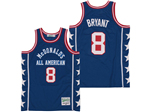 McDonald's All-American Game #8 Kobe Bryant Blue Basketball Jersey