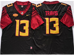 Florida State Seminoles #13 Jordan Travis Black College Football Jersey