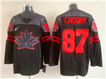 2022 Winter Olympics Team Canada #87 Sidney Crosby Black Hockey Jersey