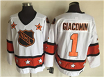 NHL 1973 All Star Game #1 Eddie Giacomin CCM Vintage Jersey