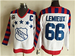 NHL 1992 All Star Game Wales #66 Mario Lemieux CCM Vintage Jersey
