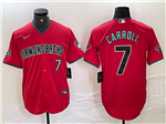 Arizona Diamondbacks #7 Corbin Carroll Red Limited Jersey