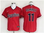 Cleveland Guardians #11 Jose Ramirez Red Cool Base Jersey