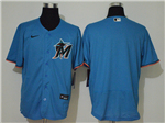 Miami Marlins Alternate Blue Flex Base Team Jersey