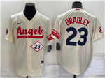 Los Angeles Angels #23 Archie Bradley Cream 2022 City Connect Jersey