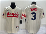 Los Angeles Angels #3 Taylor Ward Cream 2022 City Connect Jersey