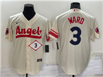 Los Angeles Angels #3 Taylor Ward Cream 2022 City Connect Jersey