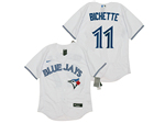 Toronto Blue Jays #11 Bo Bichette White flex Base Jersey